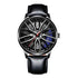Automatic Movement Watch Men's Vacuum Plating Wheel Style - EsaModa